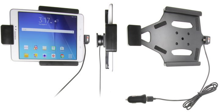 Brodit Hållare med fjäder-lås, Samsung Galaxy Tab A 8.0 (2015) SM-T350 i gruppen Smartphone i bil / Mobilhållare hos CD Bilradio (240553760)