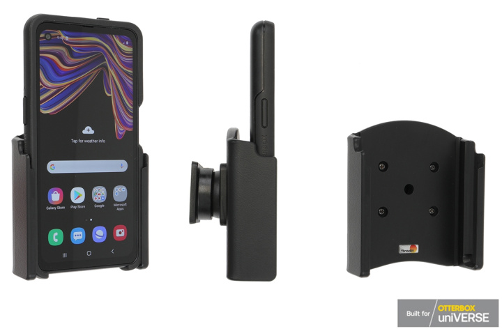 Brodit Passiv hållare med kulled, Samsung Galaxy Xcover Pro SM-G715 i gruppen Smartphone i bil / Mobilhållare hos CD Bilradio (240711214)
