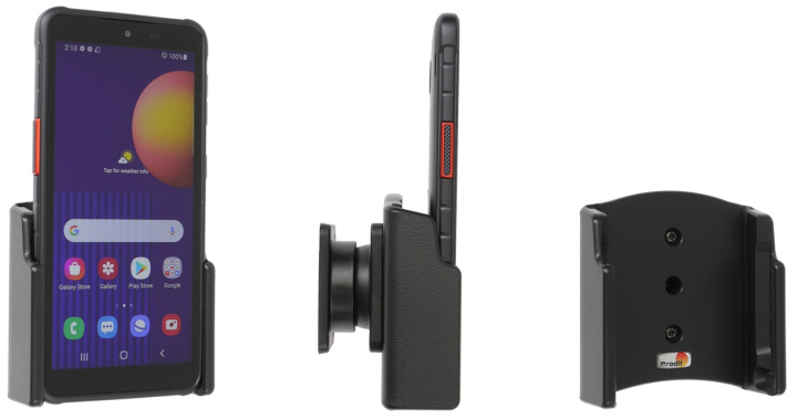 Brodit Passiv hållare med kulled, Samsung Galaxy Xcover 5 i gruppen Smartphone i bil / Mobilhållare hos CD Bilradio (240711242)