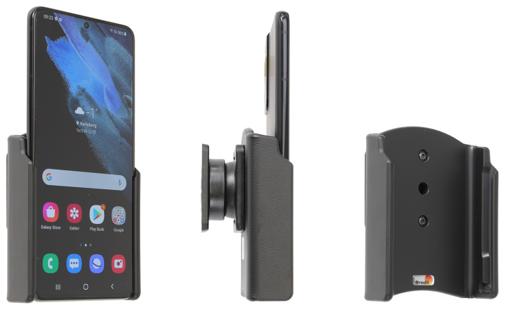 Brodit Passiv hållare med kulled, Samsung Galaxy S21+ 5G SM-G996B/SM-G996B/DS i gruppen Smartphone i bil / Mobilhållare hos CD Bilradio (240711245)