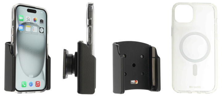 Brodit Mobilskal med Passiv hållare, Apple iPhone 15 i gruppen Smartphone i bil / Mobilhållare hos CD Bilradio (240711393)