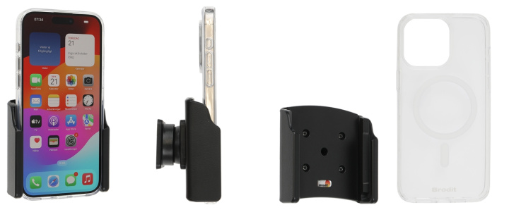 Brodit Mobilskal med Passiv hållare, Apple iPhone 15 Pro Max i gruppen Smartphone i bil / Mobilhållare hos CD Bilradio (240711396)