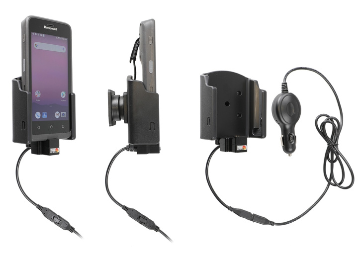 Brodit Aktiv hållare med cigg-kontakt, Honeywell EDA51 i gruppen Smartphone i bil / Mobilhållare hos CD Bilradio (240712099)