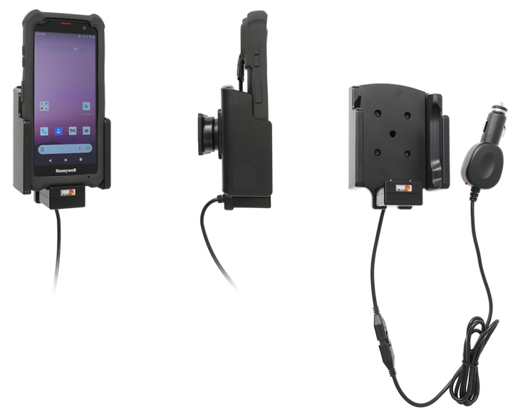 Brodit Aktiv hållare med cigg-kontakt, Honeywell EDA52/EDA57 i gruppen Smartphone i bil / Mobilhållare hos CD Bilradio (240712305)