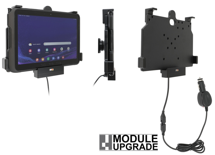 Brodit Aktiv hållare med cigg-kontakt, Samsung Galaxy Tab Active 4 Pro SM-T630/SM-T636 i gruppen Smartphone i bil / Mobilhållare hos CD Bilradio (240712328)