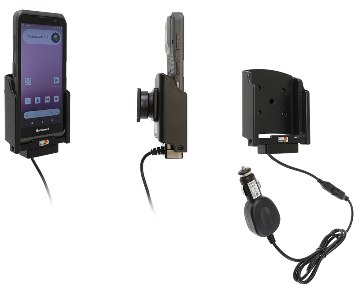 Brodit Aktiv hållare med cigg-kontakt, Honeywell EDA5S i gruppen Smartphone i bil / Mobilhållare hos CD Bilradio (240712385)