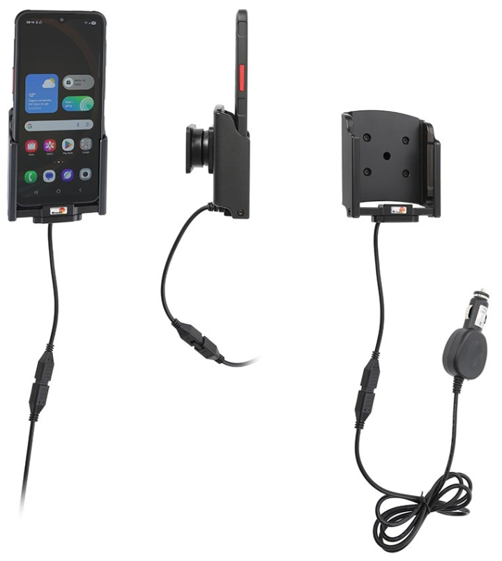 Brodit Aktiv hållare med cigg-kontakt, Samsung Galaxy XCover 7 Pro SM-G766 i gruppen Smartphone i bil / Mobilhållare hos CD Bilradio (240712444)