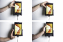 Brodit Aktiv hållare med USB-kabel och cigg-adapter, Samsung Galaxy Tab Active 2 SM-T390/SM-T395/3 SM-T570/SM-T575