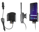 Brodit Aktiv hållare med USB-kabel och cigg-adapter, Samsung Galaxy S9+
