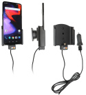 Brodit Aktiv hållare med USB-kabel och cigg-adapter, OnePlus 6/6T/7