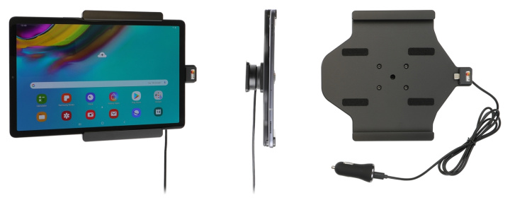 Brodit Aktiv hållare med USB-kabel och cigg-adapter, Samsung Galaxy Tab S5e 10.5 SM-T720/SM-T725 i gruppen Smartphone i bil / Mobilhållare hos CD Bilradio (240721125)