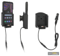 Brodit Aktiv hållare med USB-kabel och cigg-adapter, Samsung Galaxy Xcover Pro SM-G715