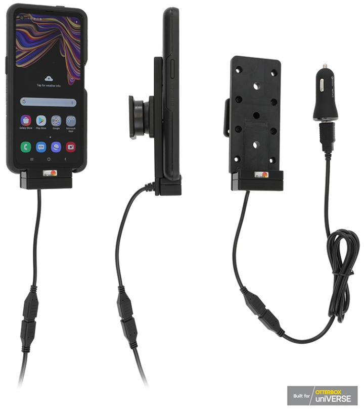 Brodit Fäste, Samsung Galaxy Xcover Pro SM-G715 i gruppen Smartphone i bil / Tillbehör för mobilen hos CD Bilradio (240721216)