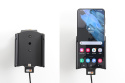Brodit Aktiv hållare med USB-kabel och cigg-adapter, Samsung Galaxy S21+ 5G SM-G996B/SM-G996B/DS