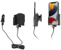 Brodit Aktiv hållare med USB-kabel och cigg-adapter, Apple iPhone 13/13 Pro/14/14 Pro
