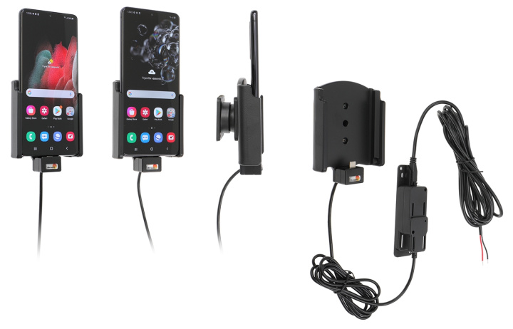 Brodit Aktiv hållare för fast installation, Samsung Galaxy S20 Ultra 5G (SM-G988B)/S21 Ultra 5G SM-G9988/DS i gruppen Smartphone i bil / Mobilhållare hos CD Bilradio (240727192)