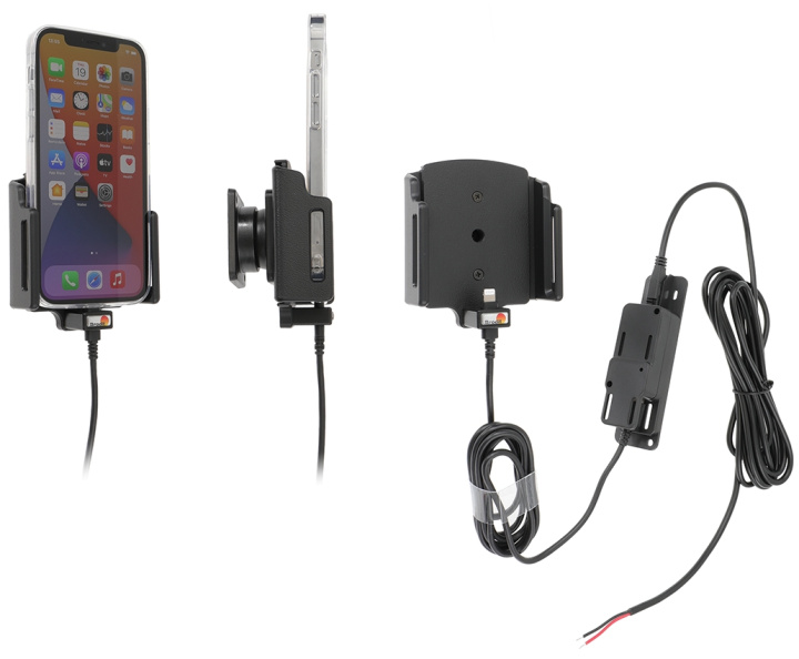 Brodit Aktiv hållare för fast installation, Apple iPhone 12/12 Pro/13/13 Pro/14 Pro i gruppen Smartphone i bil / Mobilhållare hos CD Bilradio (240727239)