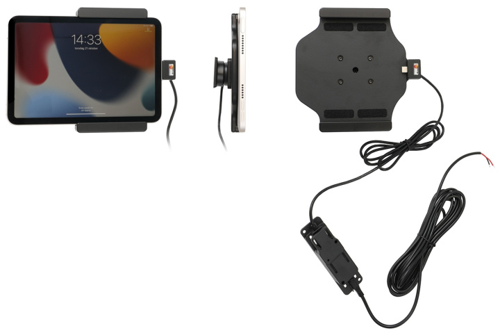 Brodit Aktiv hållare för fast installation, Apple iPad Mini 6th Gen (A2567, A2568, A2569)/7th Gen 2024 (A2995, A2996) i gruppen Smartphone i bil / Mobilhållare hos CD Bilradio (240727278)