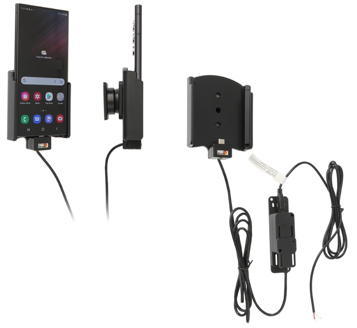 Brodit Aktiv hållare för fast installation, Samsung Galaxy S22 Ultra 5G (SM-S908B/SM-S908B/DS) i gruppen Smartphone i bil / Mobilhållare hos CD Bilradio (240727291)
