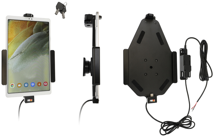 Brodit Hållare med nyckel-lås, Samsung Galaxy Tab A7 Lite SM-T220/SM-T225 i gruppen Smartphone i bil / Mobilhållare hos CD Bilradio (240735264)