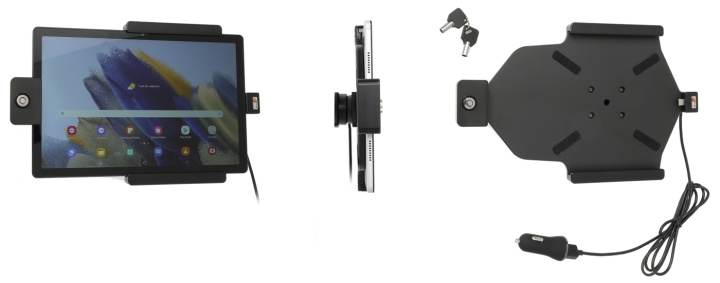 Brodit Hållare med nyckel-lås, Samsung Galaxy Tab A8 SM-X200/205 i gruppen Smartphone i bil / Mobilhållare hos CD Bilradio (240735286)