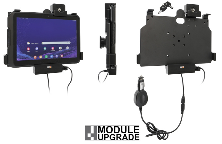 Brodit Hållare med nyckel-lås, Samsung Galaxy Tab Active 4 Pro SM-T630/SM-T636 i gruppen Smartphone i bil / Mobilhållare hos CD Bilradio (240735329)
