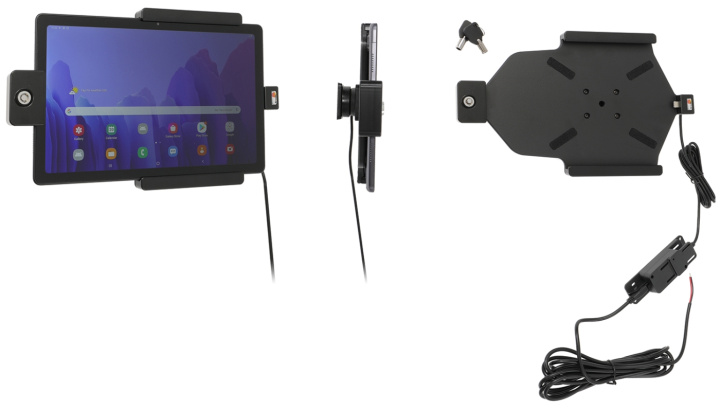 Brodit Hållare med nyckel-lås, Samsung Galaxy Tab A7 10.4 (2020) SM-T500/SM-T505 i gruppen Smartphone i bil / Mobilhållare hos CD Bilradio (240736229)