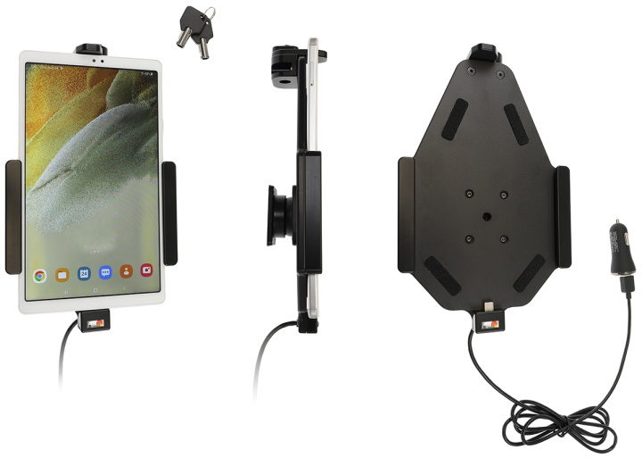 Brodit Hållare med nyckel-lås, Samsung Galaxy Tab A7 Lite SM-T220/SM-T225 i gruppen Smartphone i bil / Mobilhållare hos CD Bilradio (240736264)