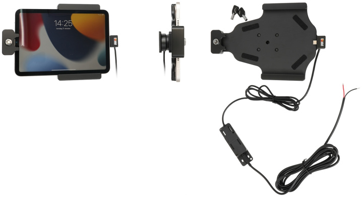 Brodit Hållare med nyckel-lås, Apple iPad Mini 6th Gen (A2567, A2568, A2569)/7th Gen 2024 (A2995, A2996) i gruppen Smartphone i bil / Mobilhållare hos CD Bilradio (240736278)