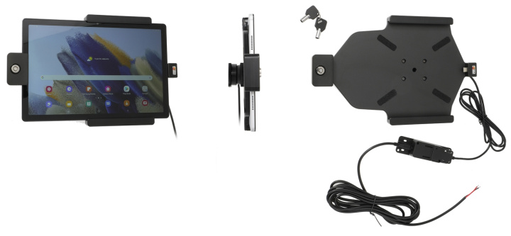 Brodit Hållare med nyckel-lås, Samsung Galaxy Tab A8 SM-X200/205 i gruppen Smartphone i bil / Mobilhållare hos CD Bilradio (240736286)