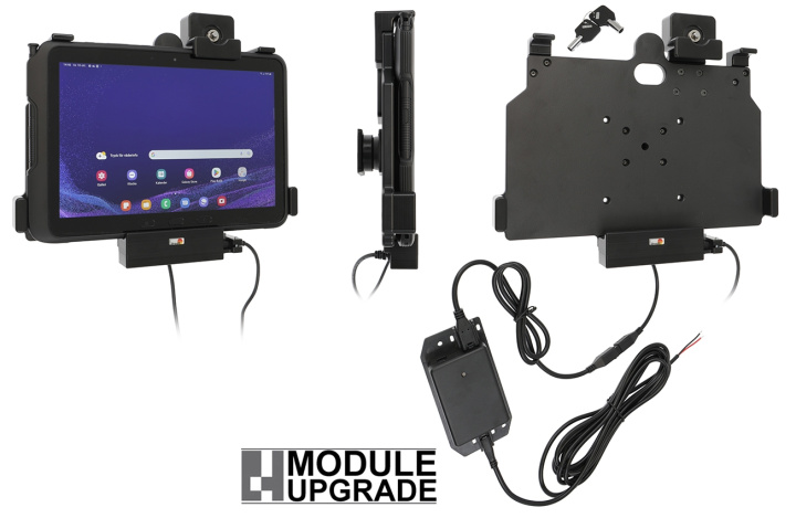 Brodit Hållare med nyckel-lås, Samsung Galaxy Tab Active 4 Pro SM-T630/SM-T636 i gruppen Smartphone i bil / Mobilhållare hos CD Bilradio (240736329)