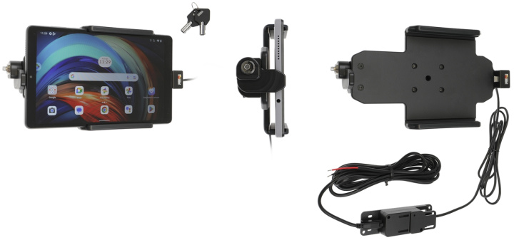 Brodit Hållare med nyckel-lås, Lenovo Tab M8 4th Gen i gruppen Smartphone i bil / Mobilhållare hos CD Bilradio (240736349)