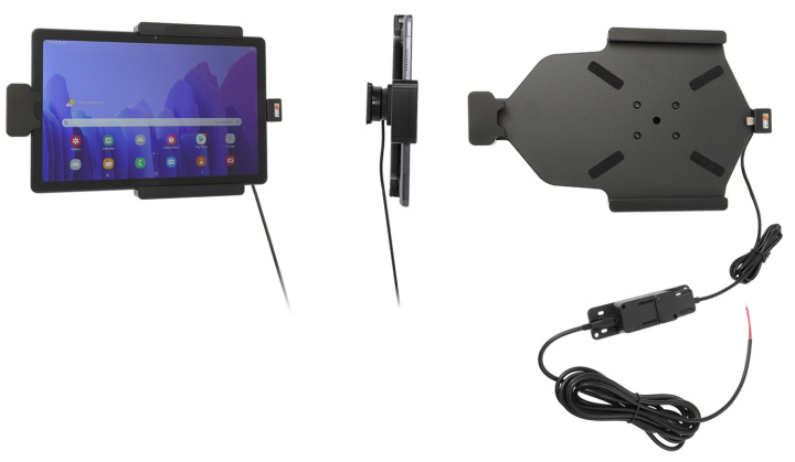 Brodit Hållare med fjäder-lås, Samsung Galaxy Tab A7 10.4 (2020) SM-T500/SM-T505 i gruppen Smartphone i bil / Mobilhållare hos CD Bilradio (240747229)