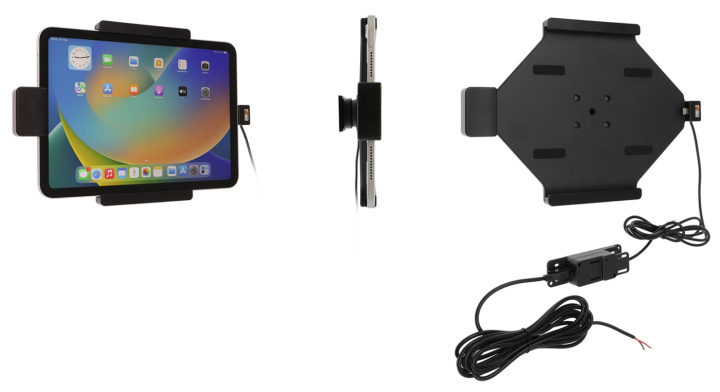 Brodit Hållare med fjäder-lås, Apple iPad 10th Gen (A2696, A2757, A2777)/2025 A16 (A3354, A3355, A3356) i gruppen Smartphone i bil / Mobilhållare hos CD Bilradio (240747339)