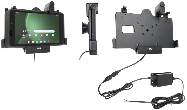 Brodit Hållare med fjäder-lås, Samsung Galaxy Tab Active 3 SM-T570/SM-T575/5 SM-X300/SM-X306B i gruppen Smartphone i bil / Mobilhållare hos CD Bilradio (240747386)