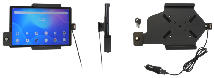 Brodit Hållare med nyckel-lås, Lenovo Tab K10 TB-X6C6F i gruppen Smartphone i bil / Mobilhållare hos CD Bilradio (240752271)