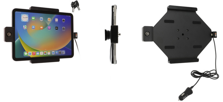 Brodit Hållare med nyckel-lås, Apple iPad 10th Gen (A2696, A2757, A2777)/2025 A16 (A3354, A3355, A3356) i gruppen Smartphone i bil / Mobilhållare hos CD Bilradio (240752339)