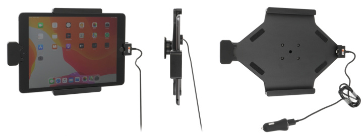 Brodit Hållare med fjäder-lås, Apple iPad 10.2 7th Gen (A2197, A2198, A2200)/8th Gen (A2428, A2429, A2430, A2270)/9th Gen (A2602, A2603, A2604, A2605) i gruppen Smartphone i bil / Mobilhållare hos CD Bilradio (240753168)