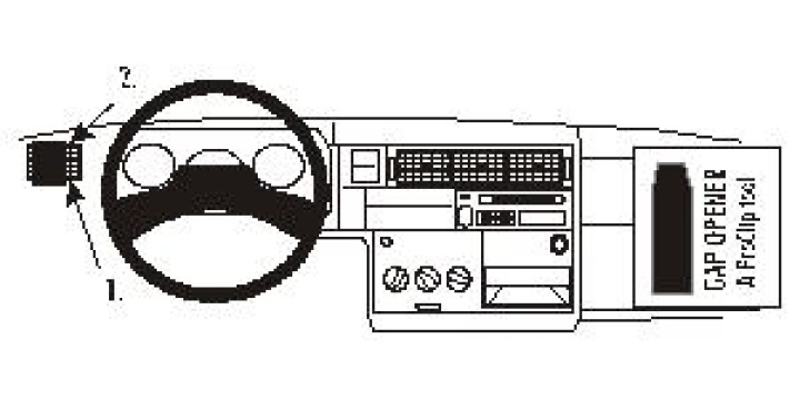 Volkswagen Caravelle 96-03, Vänster 96-03 i gruppen Modellanpassat / Volkswagen / Caravelle / 1992-2003 hos CD Bilradio (240802852)