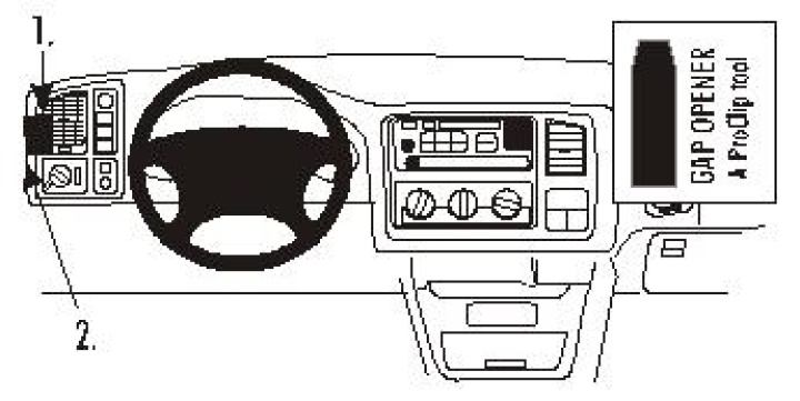 Chevrolet Avalanche 03-06, Vänster 99-06 i gruppen Modellanpassat / Chevrolet / Tahoe hos CD Bilradio (240803122)