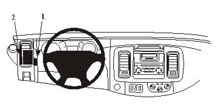 Renault Trafic 02-14, Vänster 02-14 i gruppen Modellanpassat / Opel / Vivaro / Vivaro 2010-2011 hos CD Bilradio (240803198)