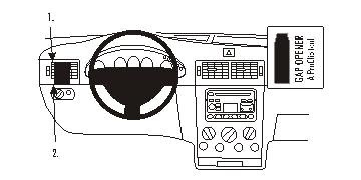 Ford Transit Connect/Tourneo Connect 03-09, Vänster 03-09 i gruppen Modellanpassat / Ford / Transit Connect / Transit Connect 2007-2012 hos CD Bilradio (240803206)