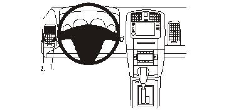 Brodit ProClip, Cadillac SRX 04-05 i gruppen Modellanpassat / Cadillac / SRX hos CD Bilradio (240803311)