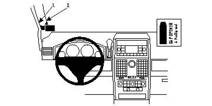 Chrysler Voyager 08-11, Vänster 08-11 i gruppen Modellanpassat / Chrysler / Voyager hos CD Bilradio (240804090)