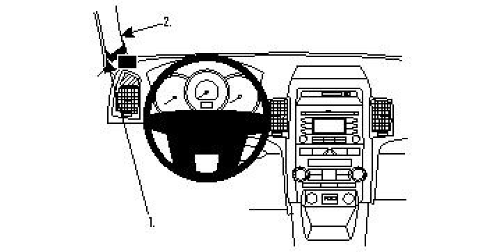 Kia Sorento 10-12, Vänster 10-12 i gruppen Modellanpassat / Kia / Sorento / Sorento 2010-2012 hos CD Bilradio (240804448)