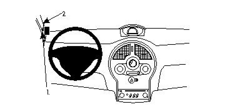 Renault Modus 05-13, Vänster 05-13 i gruppen Modellanpassat / Renault / Modus / 2007-2012 (Facelift) hos CD Bilradio (240804456)