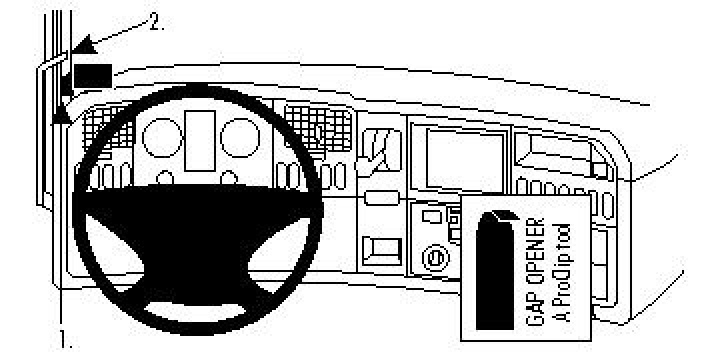 Brodit ProClip, Scania G-series 10-18 i gruppen Modellanpassat / Scania / Scania R-series / Scania R-series 2010-2016 hos CD Bilradio (240804481)