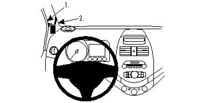 Chevrolet Spark 11-14, Vänster 11-15 i gruppen Modellanpassat / Chevrolet / Spark hos CD Bilradio (240804556)