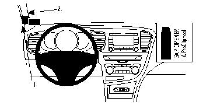 Kia Optima 11-15, Vänster 11-16½ i gruppen Modellanpassat / Kia / Optima / Optima 2016> hos CD Bilradio (240804642)