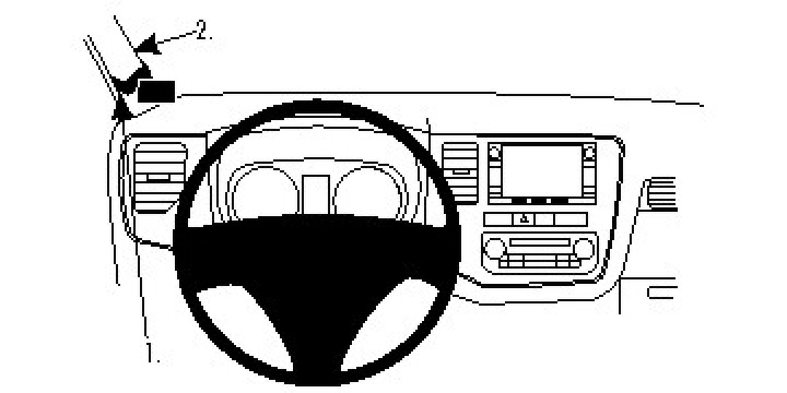 Brodit ProClip, Mitsubishi Outlander 13-21 13-21 i gruppen Modellanpassat / Mitsubishi / Outlander hos CD Bilradio (240804818)